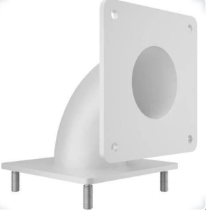 Адаптер отвод под прямой угол Boxforcam (белый)