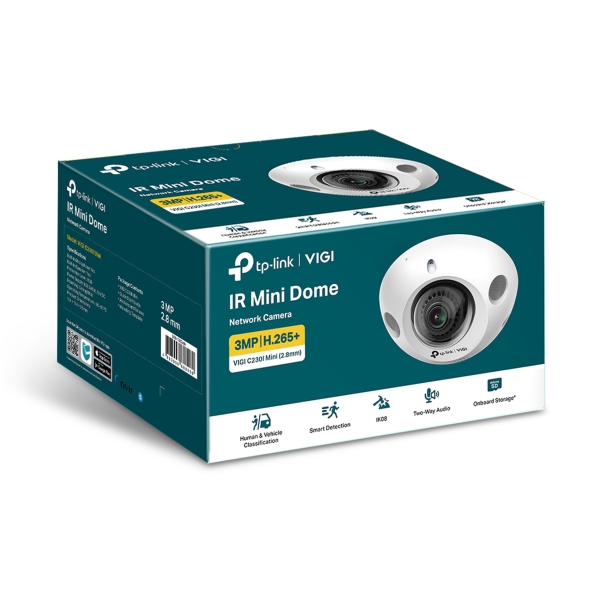 TL-VIGI C230I Mini(2.8mm) Компактная купольная IP камера 3 Мп с ИК подсветкой 2