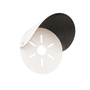 ЗК-2 Защитный козырек для купольных видеокамер диаметром не более 112 мм, размеры Ø130х110 мм, оцинк