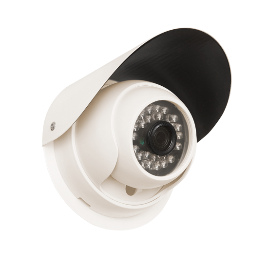 ЗК-1 Защитный козырек для купольных видеокамер диаметром не более 90 мм, размеры Ø110х100 мм