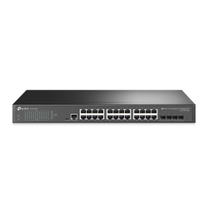 TL-SG3428 V2 JetStream 24‑портовый гигабитный управляемый коммутатор уровня 2+ с 4 SFP‑слотами